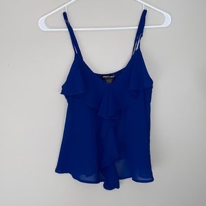 Ruffle tank